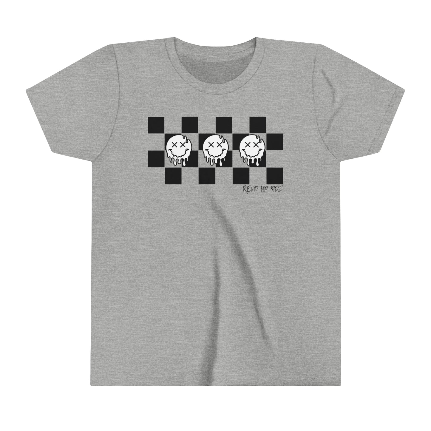 Checkered Smiley's- Youth T-Shirt