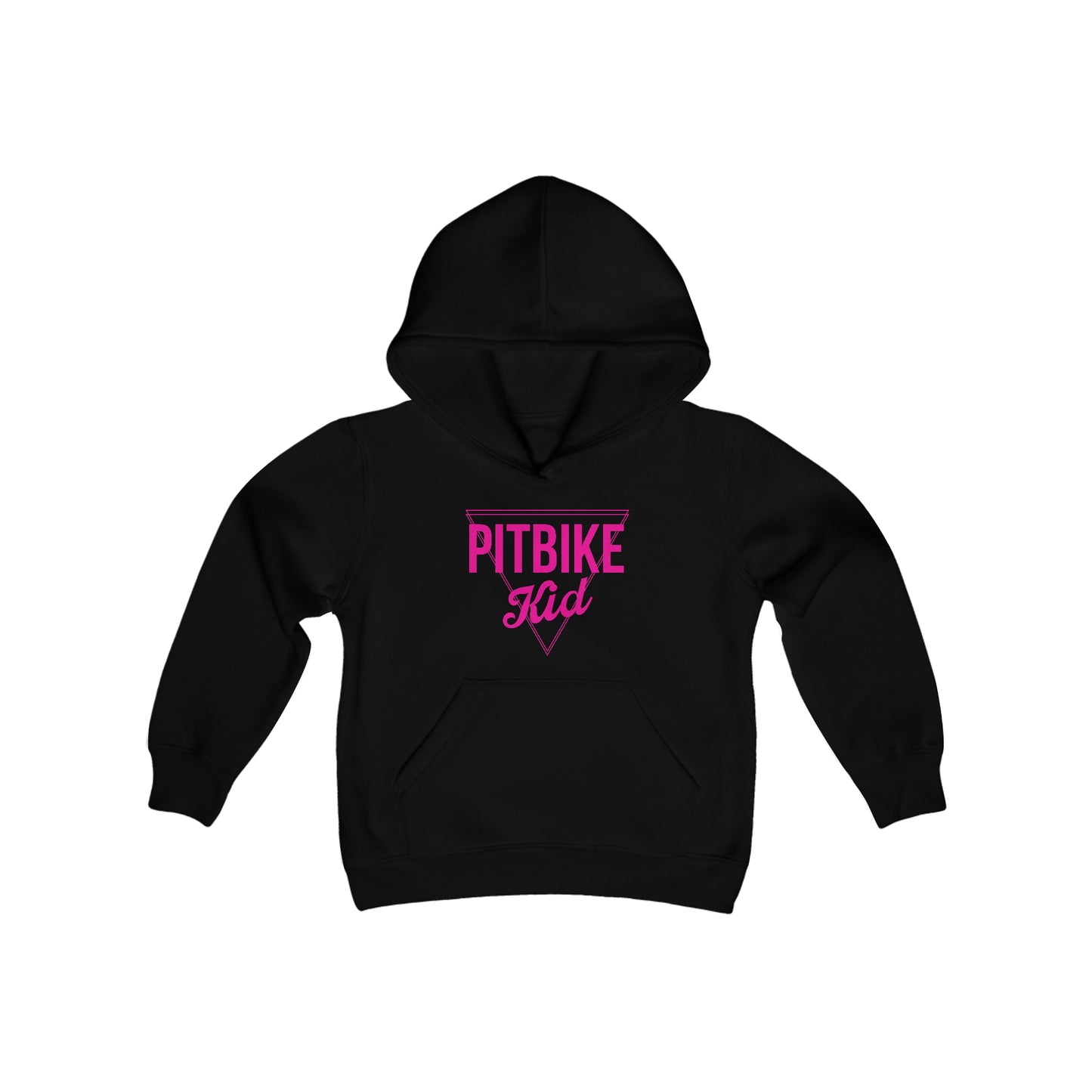 Pit Bike Kid Pink - Youth Hooded Sweatshirt