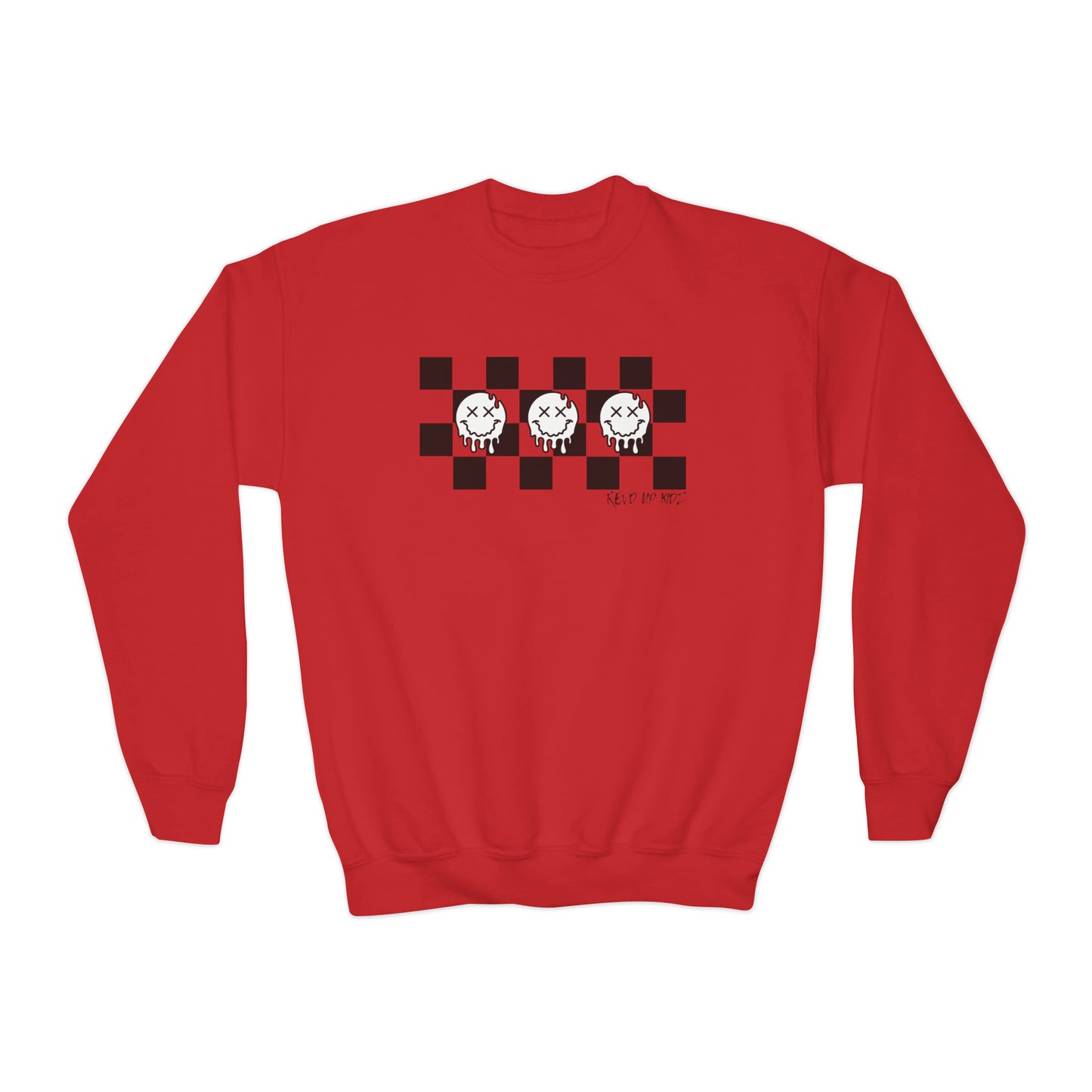 Checkered Smiley's- Youth Sweatshirt