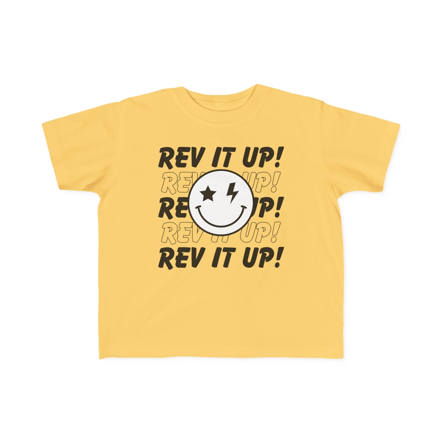 Rev It Up Smiley -Toddler's T-Shirt