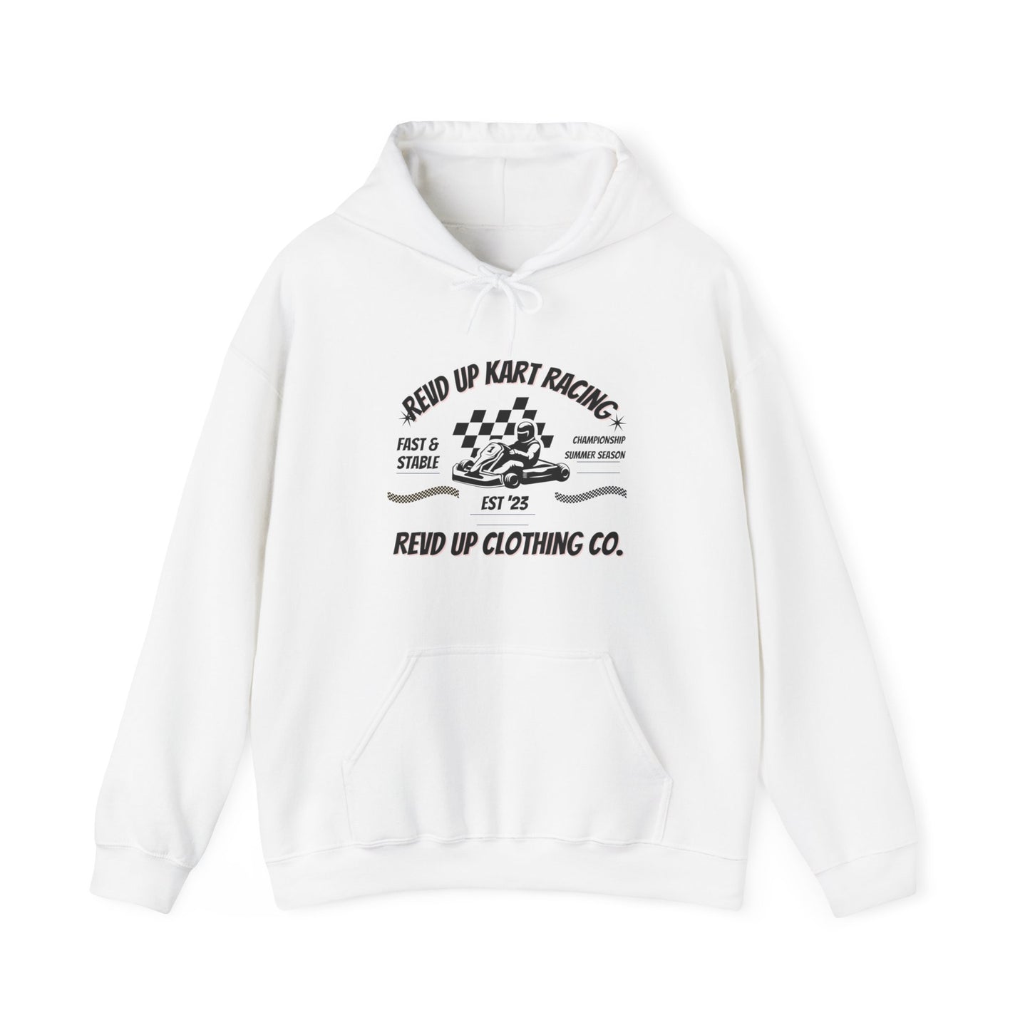 Revd Up Kart Racer- Adult Hooded Sweatshirt