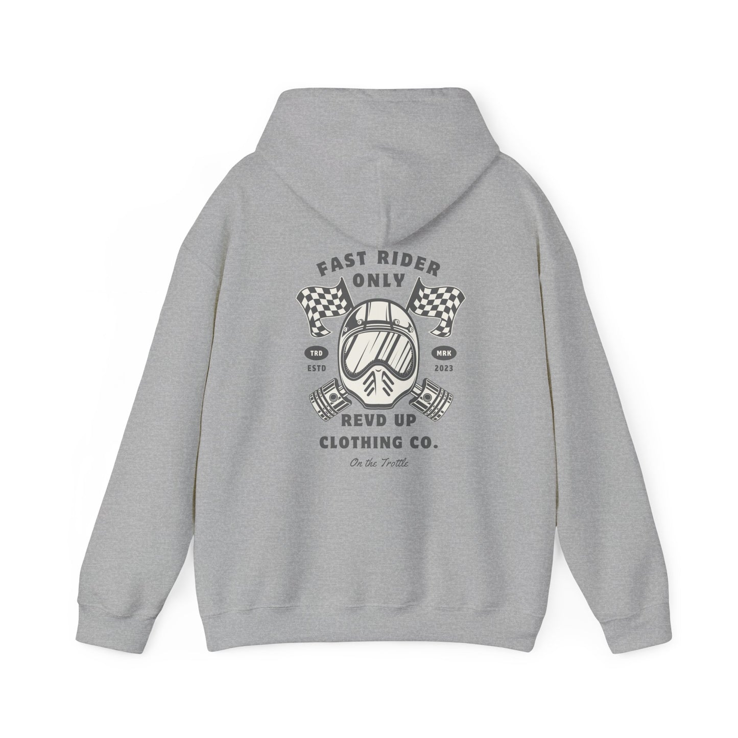 Fast Rider Only- Adult Hooded Sweatshirt