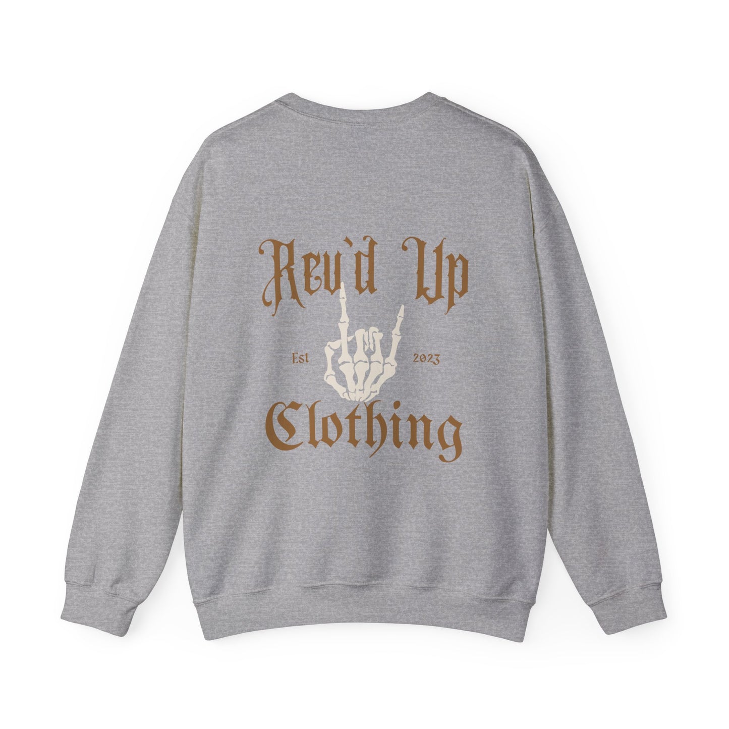 Revd Up Skelly- Adult Crewneck Sweatshirt