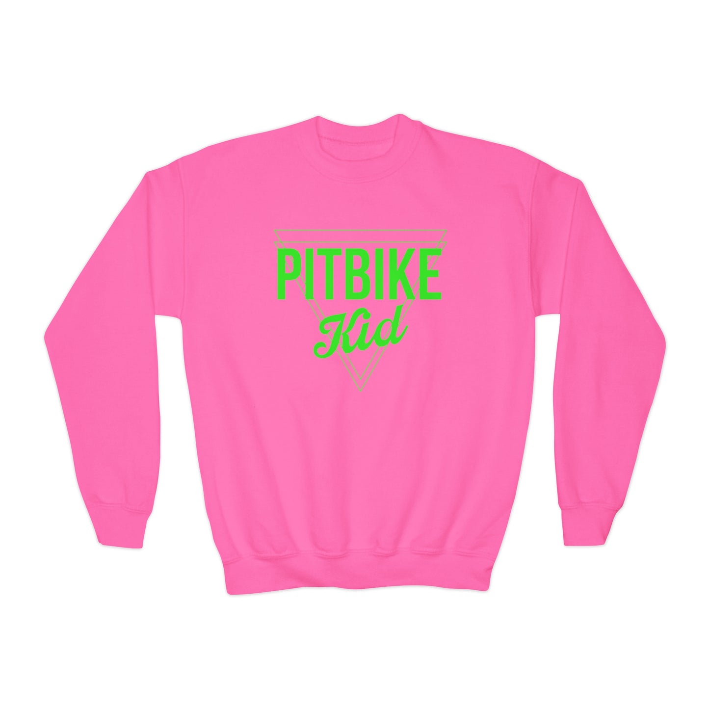 Pit Bike Kid Green - Youth Sweatshirt