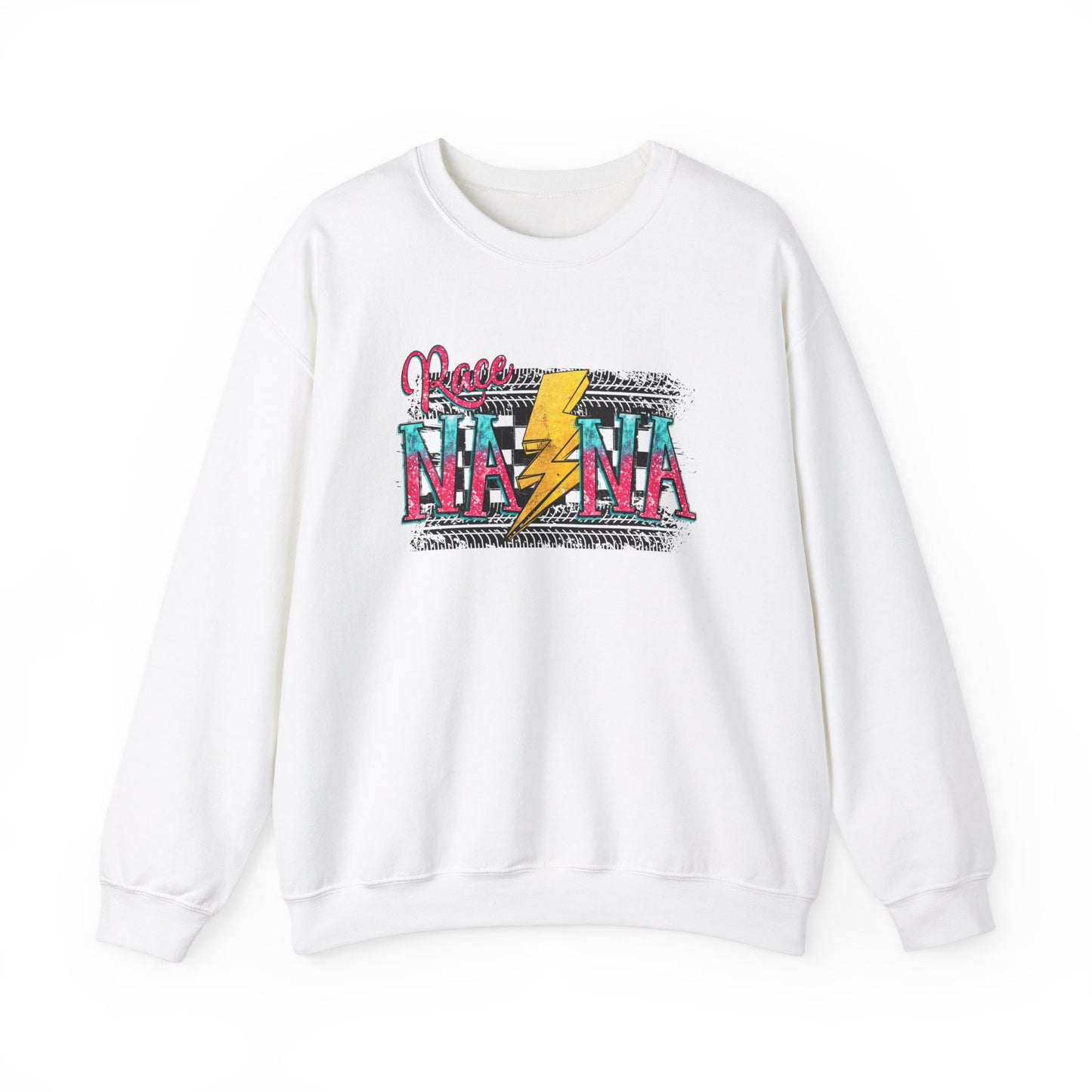 Race Nana- Adult Crewneck Sweatshirt