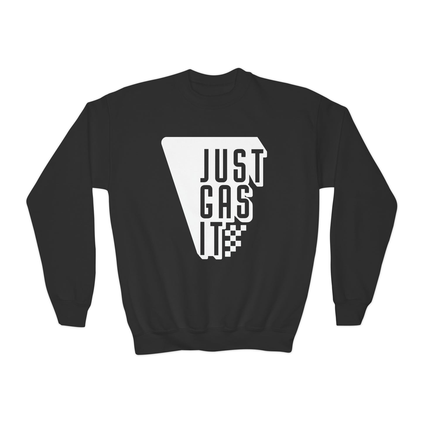 Just Gas It - Youth Crewneck Sweatshirt