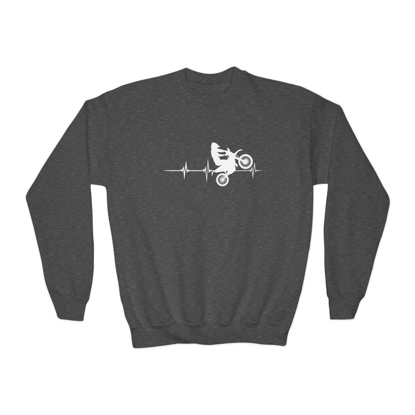 Heart Rate Moto - Youth Sweatshirt