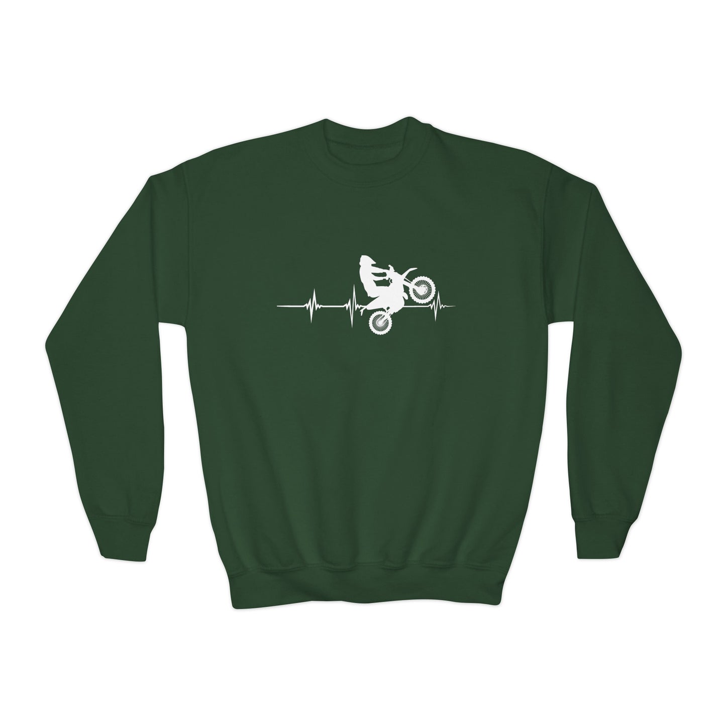 Heart Rate Moto - Youth Sweatshirt