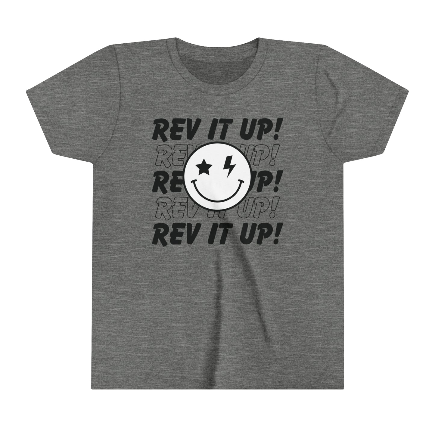 Rev It Up Smiley -Youth T-Shirt