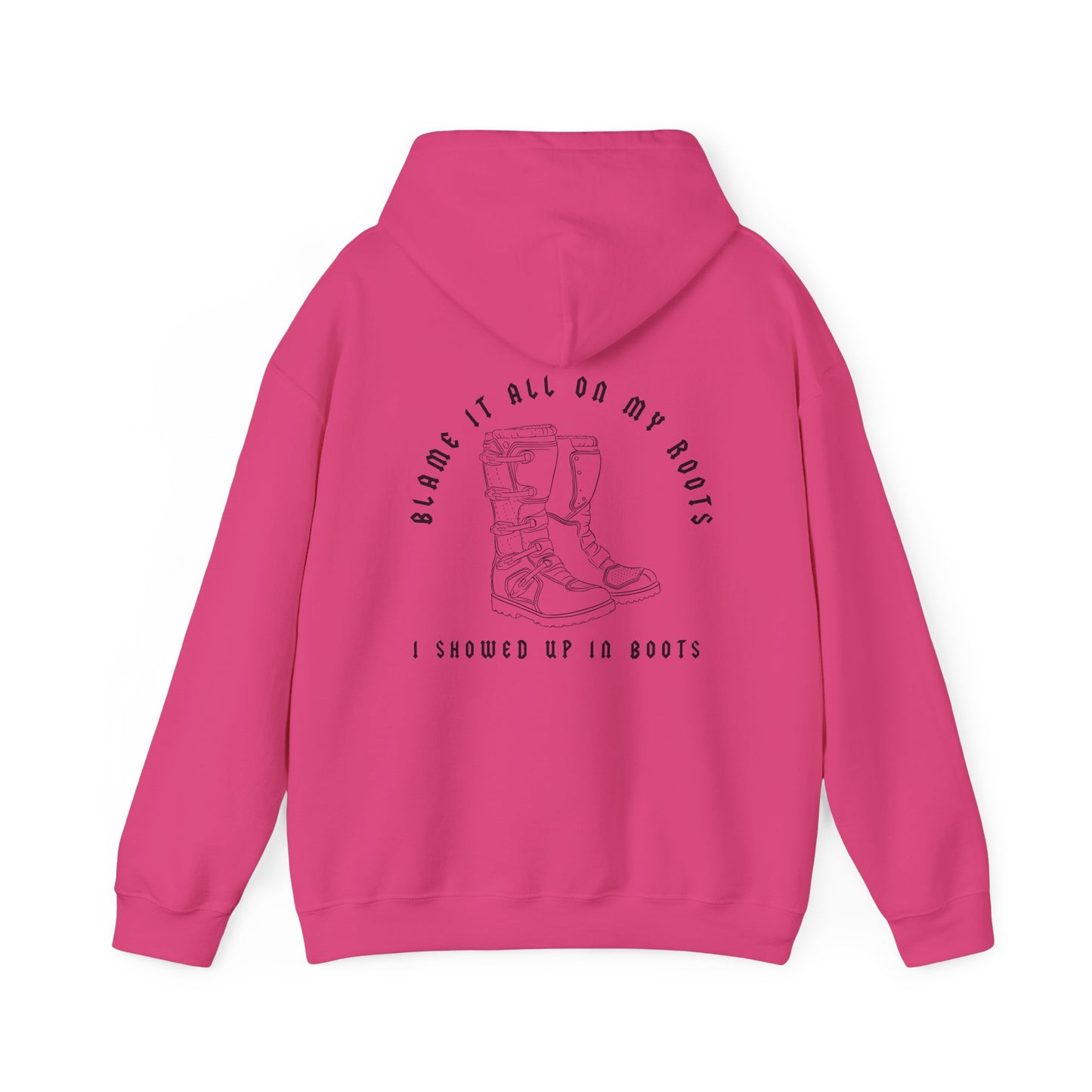 Blame It All On My Roots Black Font- Adult Hooded Sweatshirt
