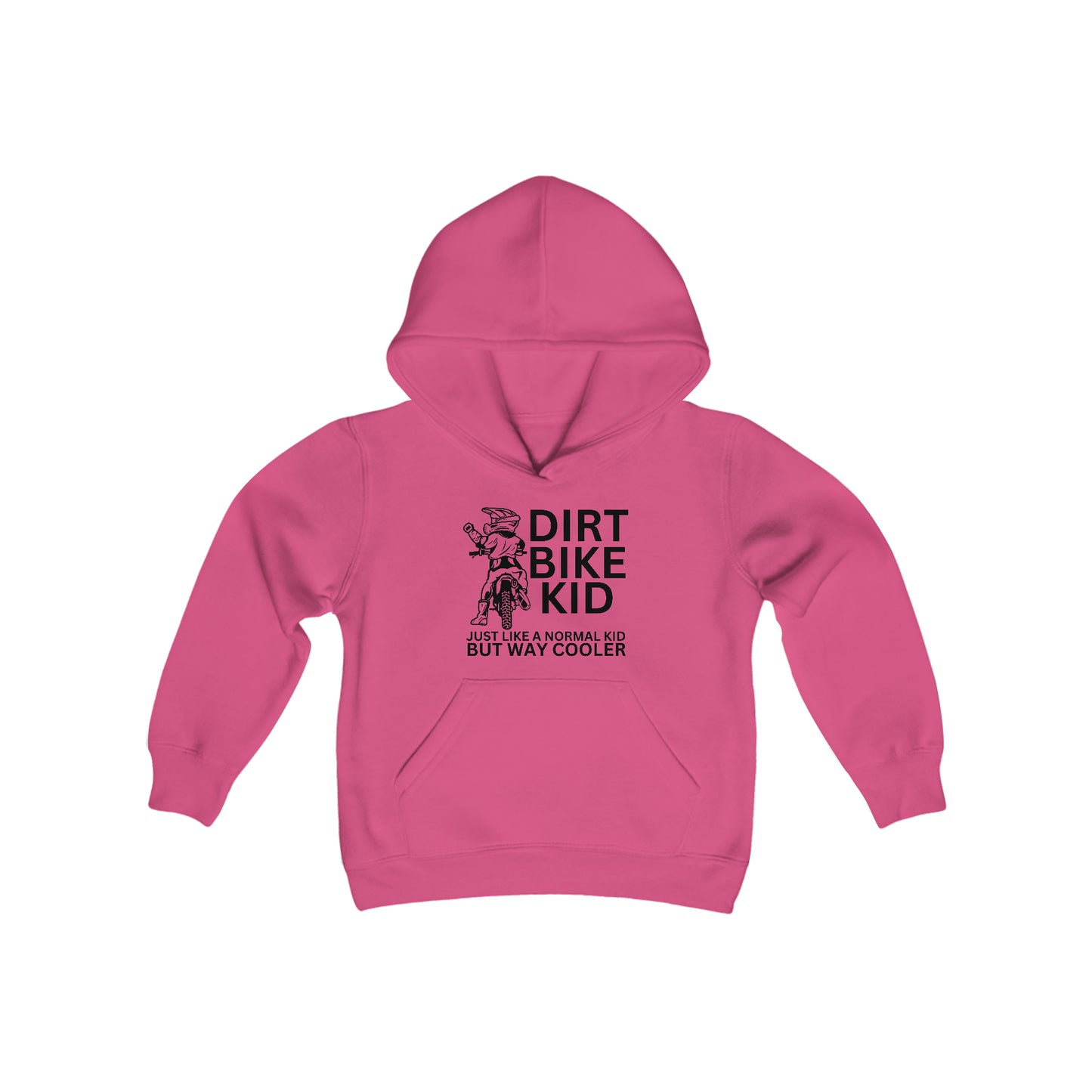 Dirt Bike Kid -Youth Hooded Sweatshirt