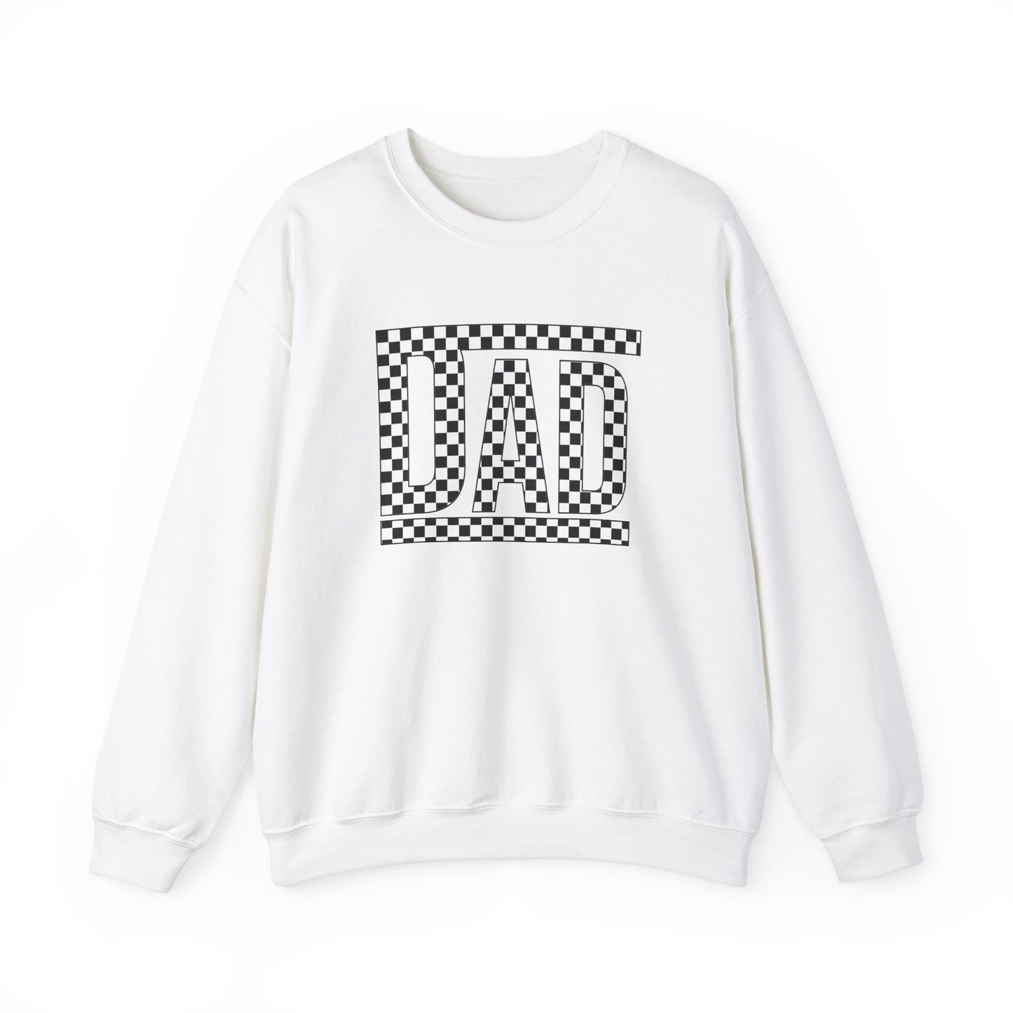 Checkered Dad- Adult Crewneck Sweatshirt