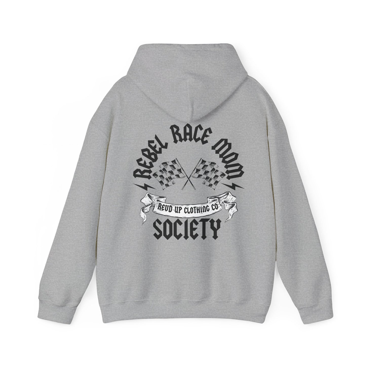 Rebel Race Mom- Adult Hooded Sweatshirt