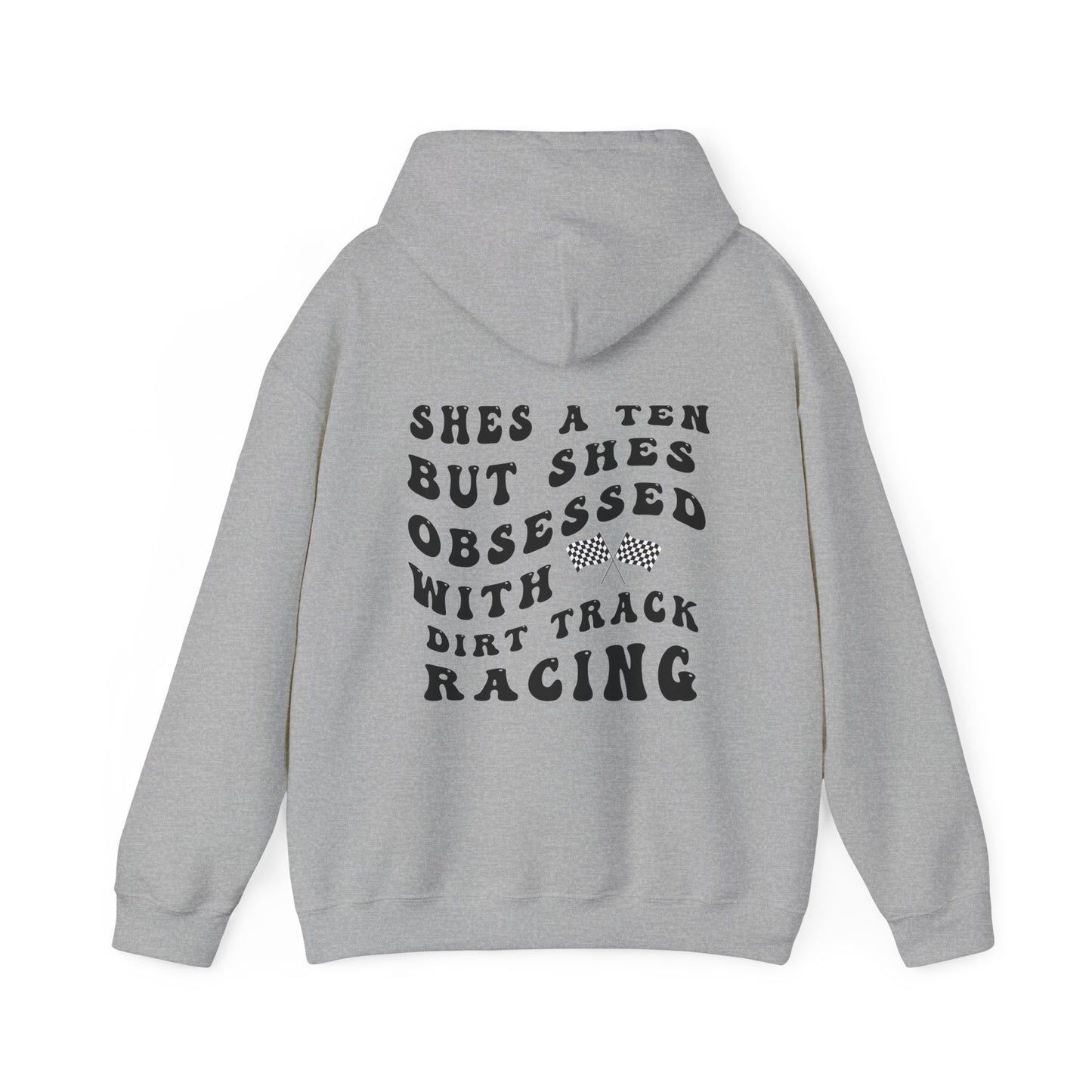 Shes A Ten- Adult Hooded Sweatshirt