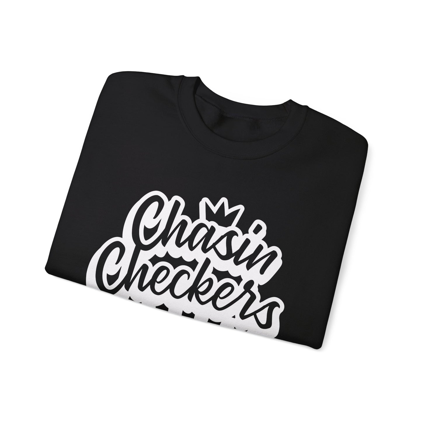 Chasin Checkers- Adult Crew Sweatshirt