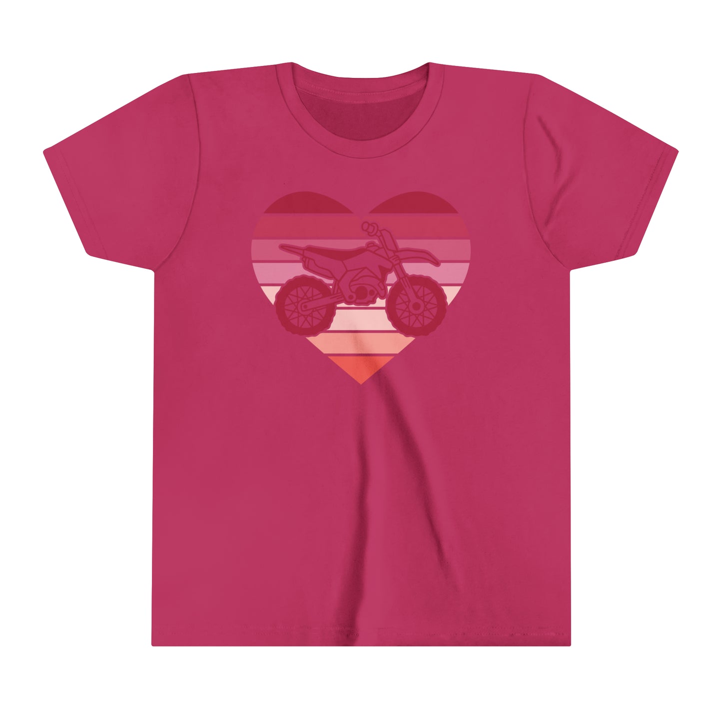 Heart Motorcycle - Youth T-Shirt