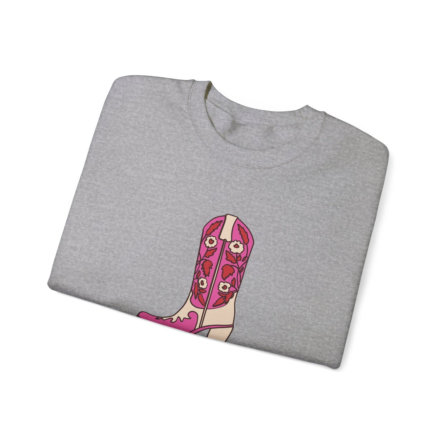 Cowgirl Up- Adult Crewneck Sweatshirt