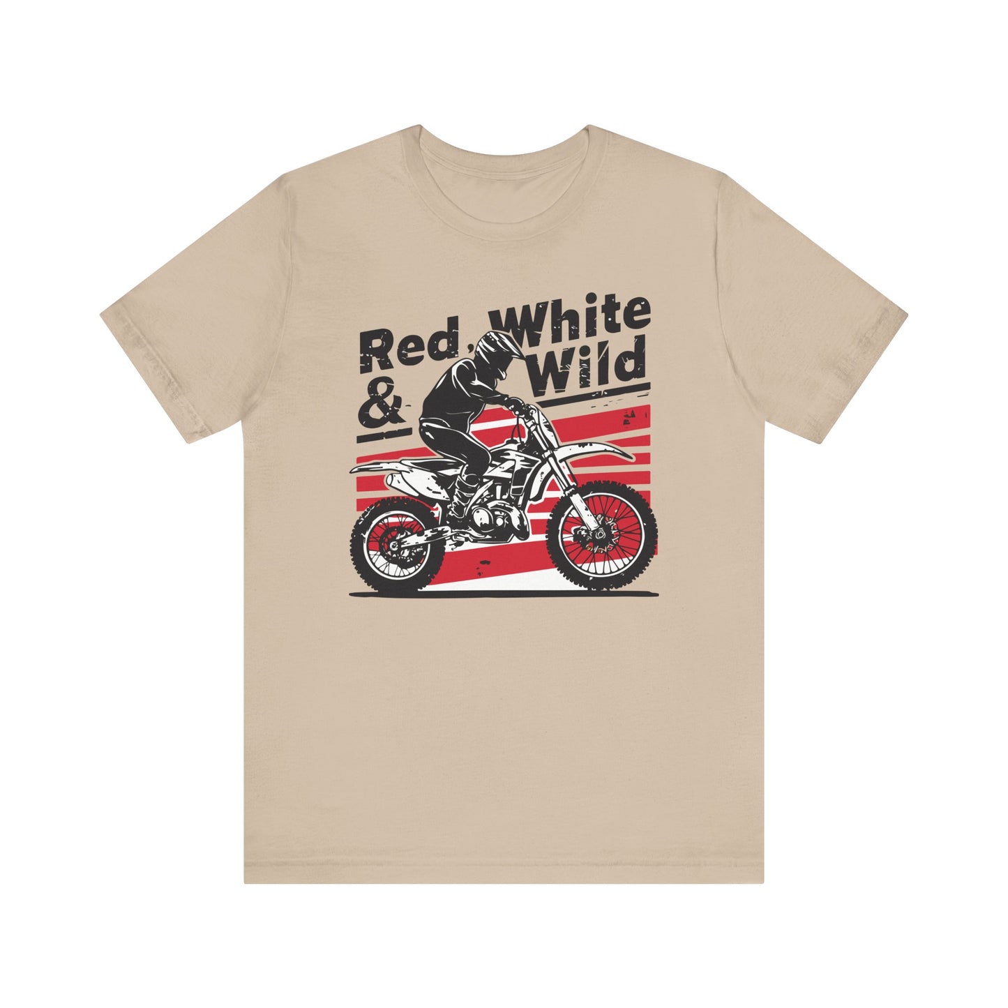 Red White and Wild 2- Adult T-Shirt