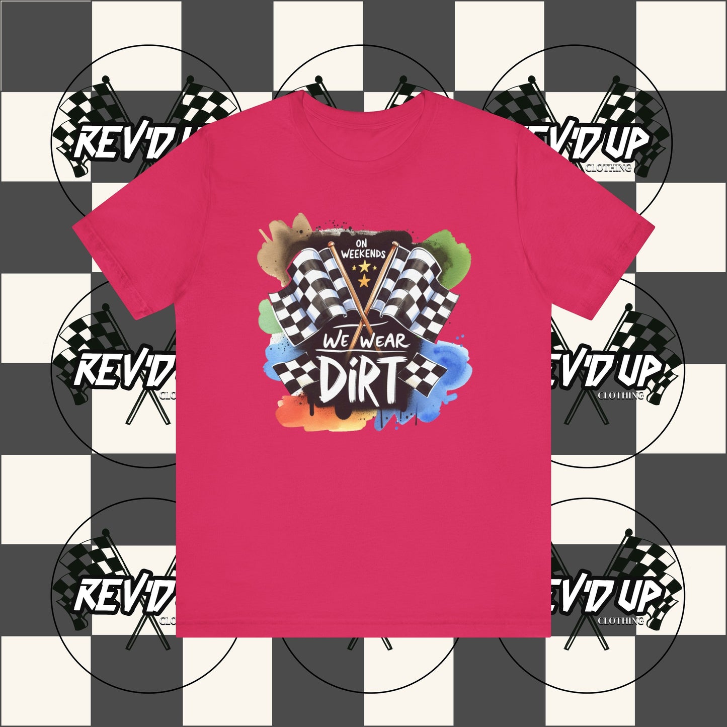 On Weekends We Wear Dirt- Adult T-Shirt