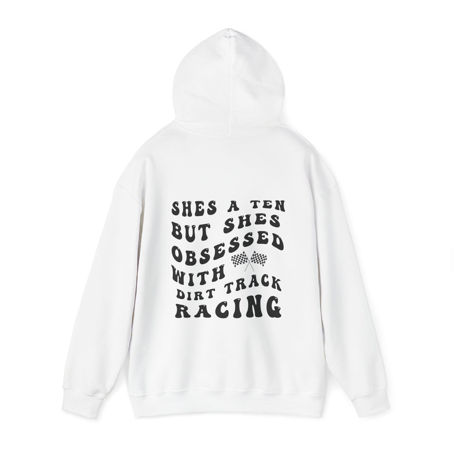 Shes A Ten- Adult Hooded Sweatshirt