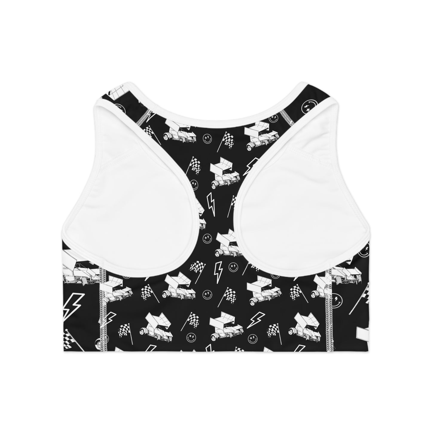 Sports Bra Sprint Car Flag