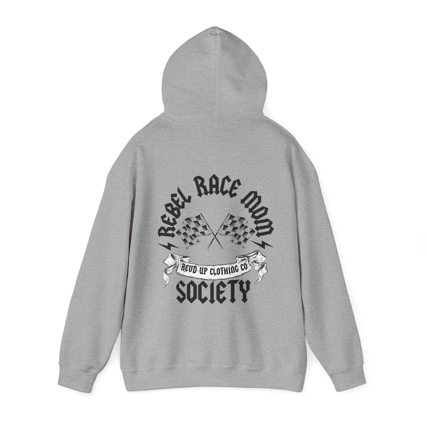 Rebel Race Mom- Adult Hooded Sweatshirt