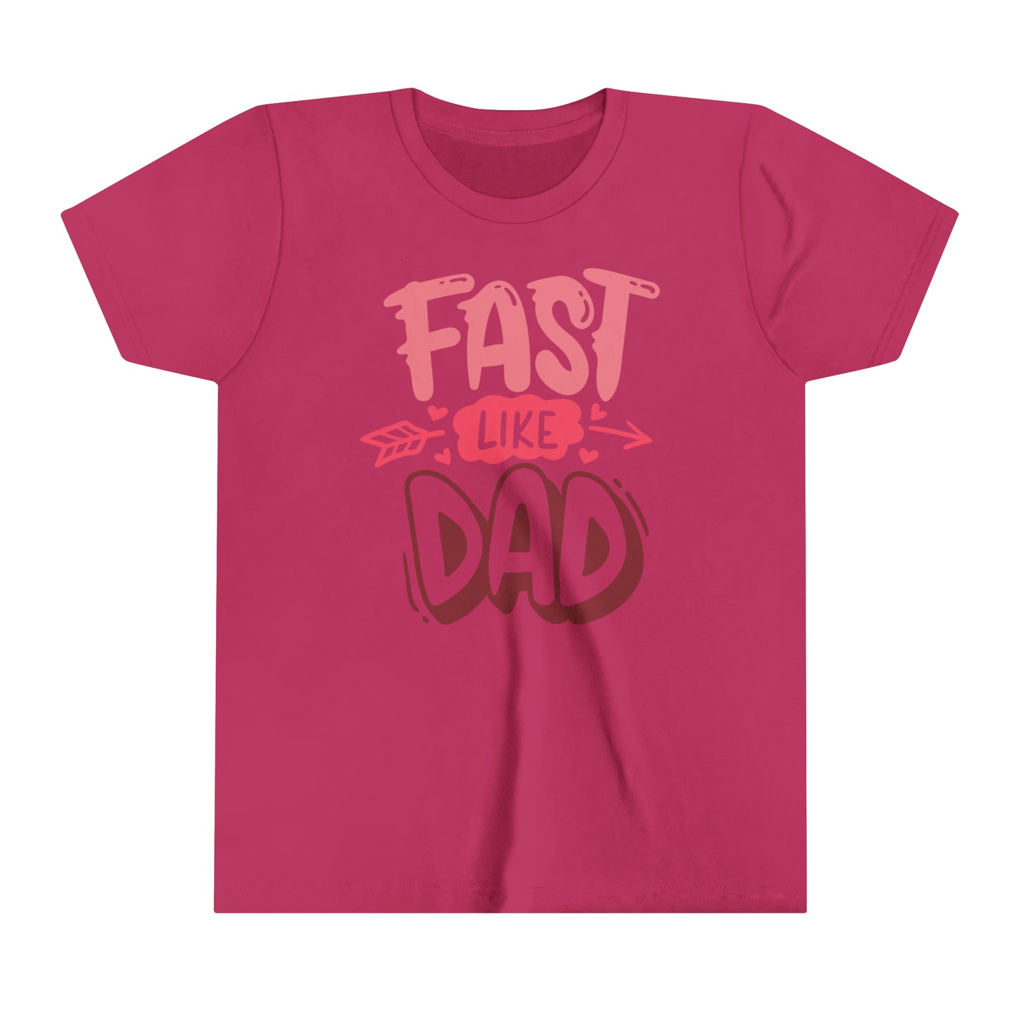 Fast Like Dad-Youth T-Shirt