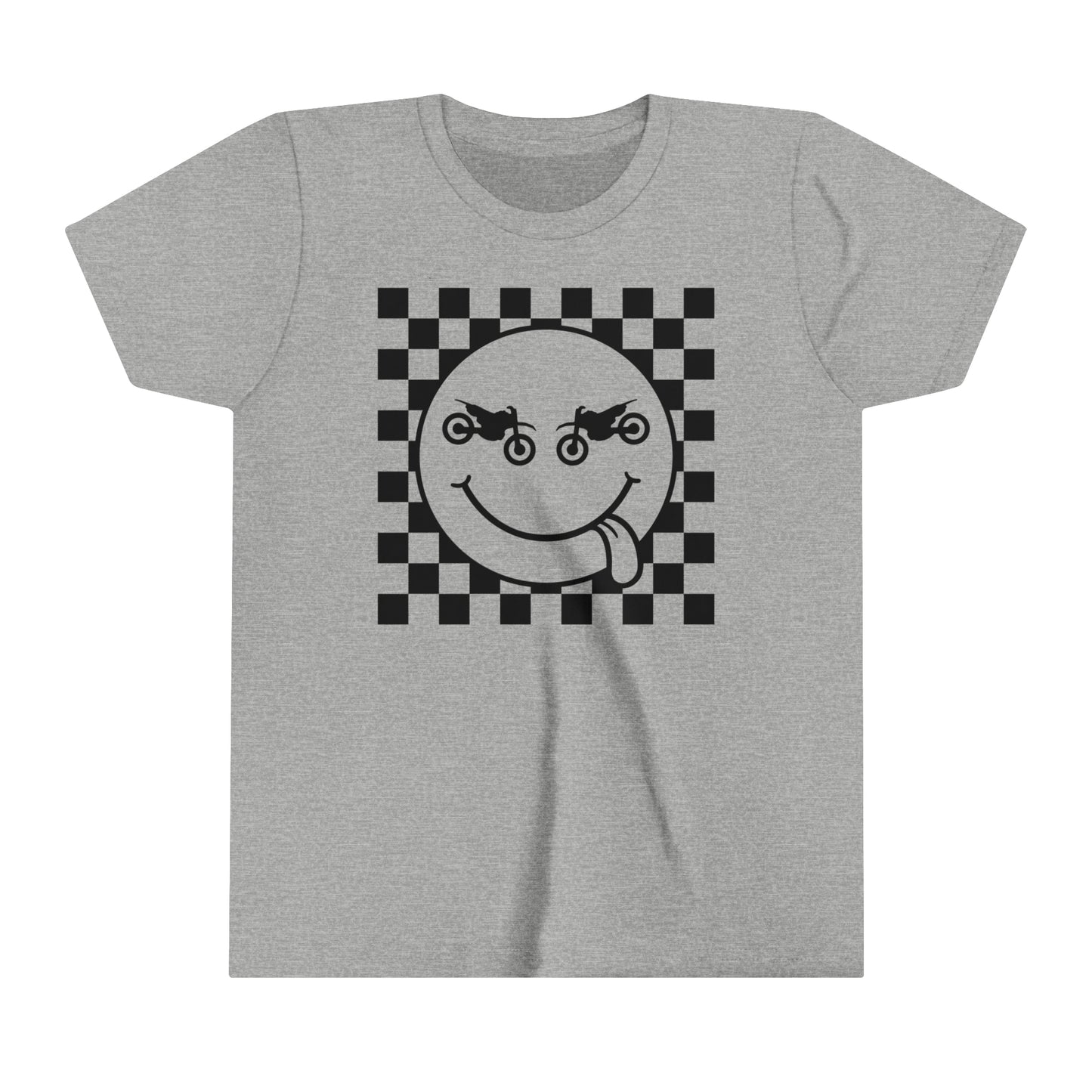 Race Flag Smile Face Youth T-Shirt