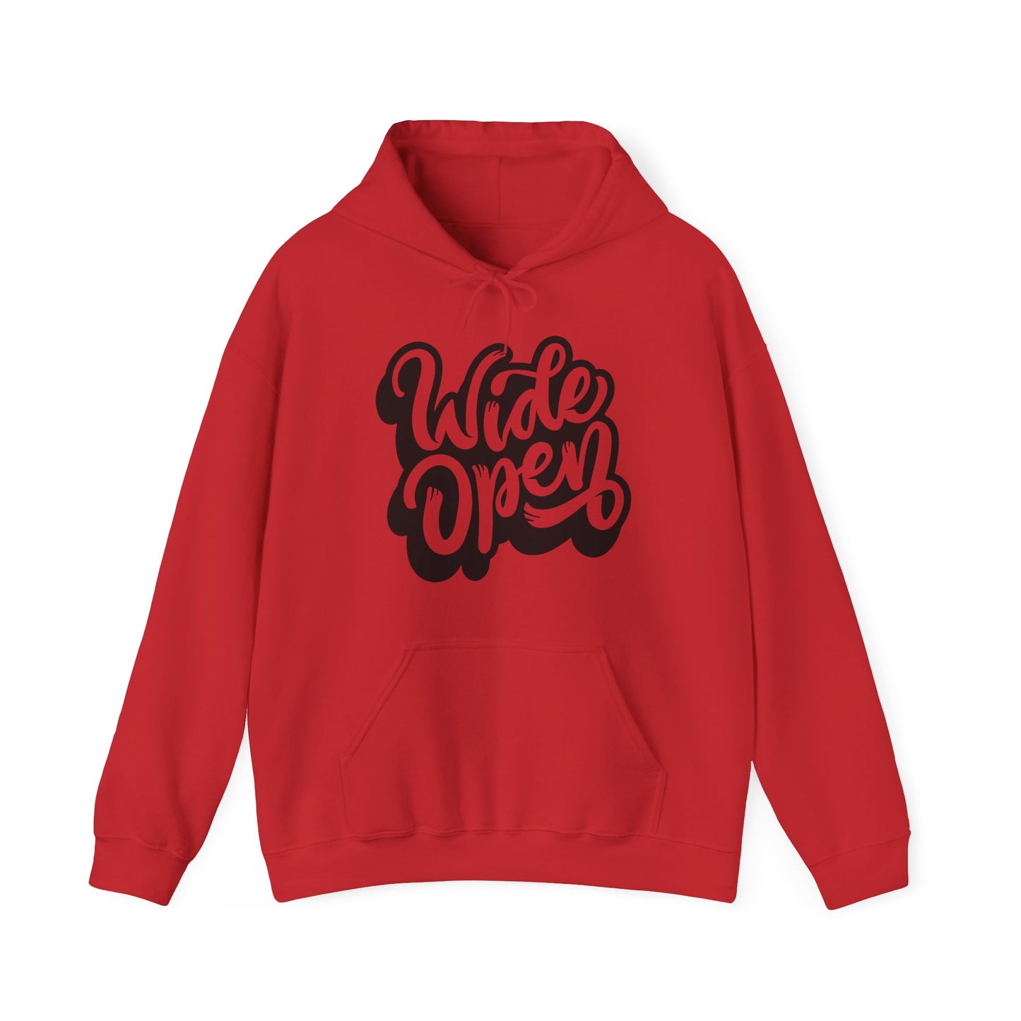 Wide Open- Adult Hooded Sweatshirt