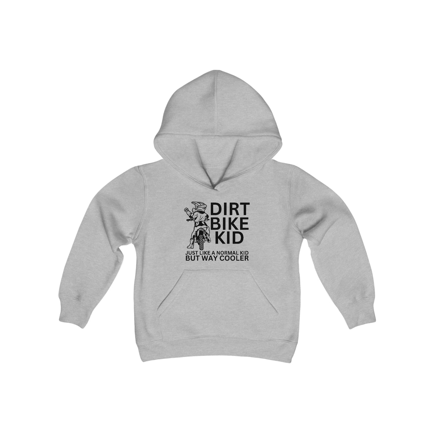 Dirt Bike Kid -Youth Hooded Sweatshirt