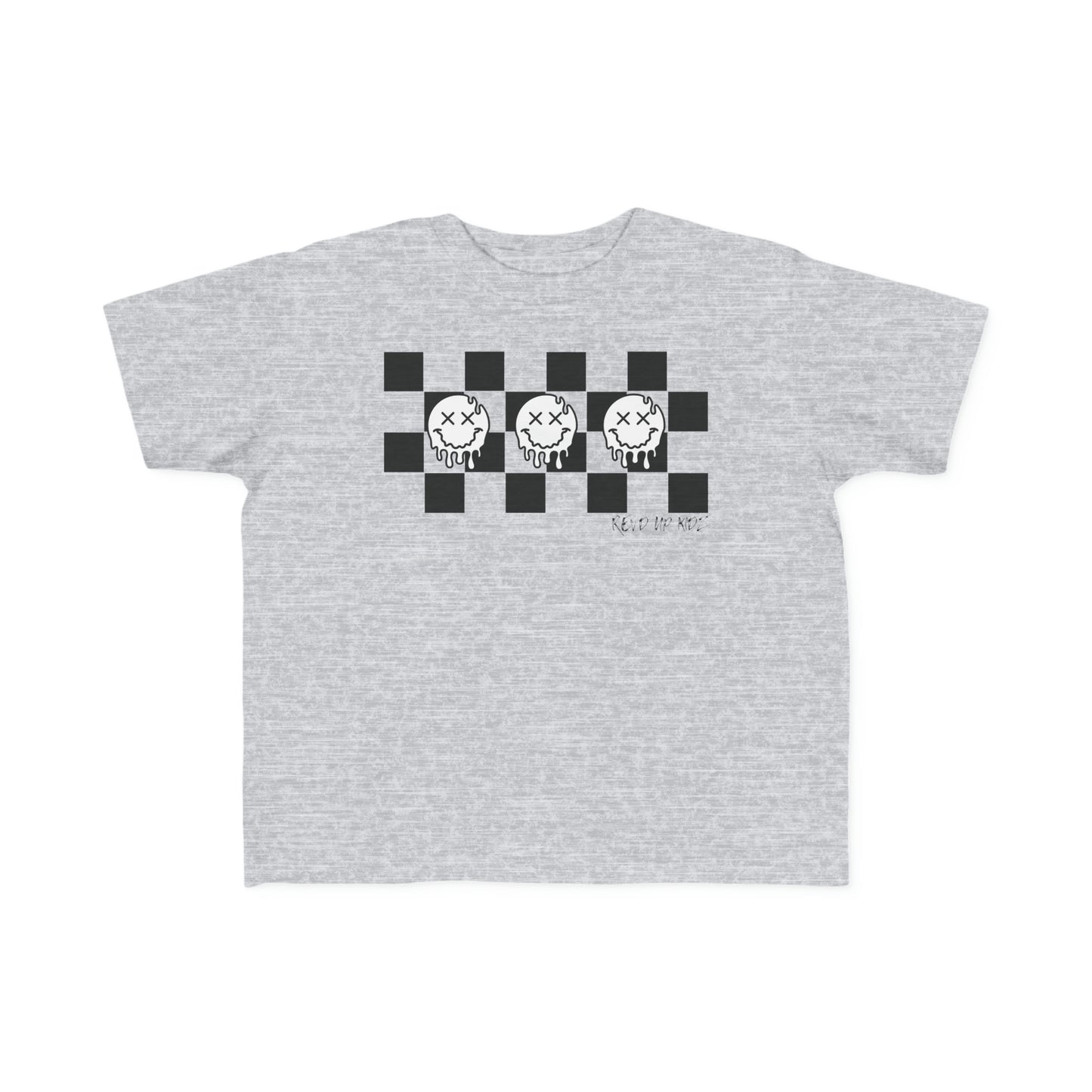 Checkered Smiley's- Toddler's T-Shirt
