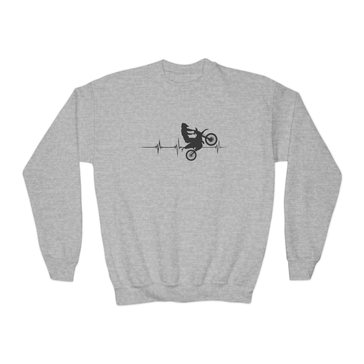 Heart Rate Moto - Youth Sweatshirt