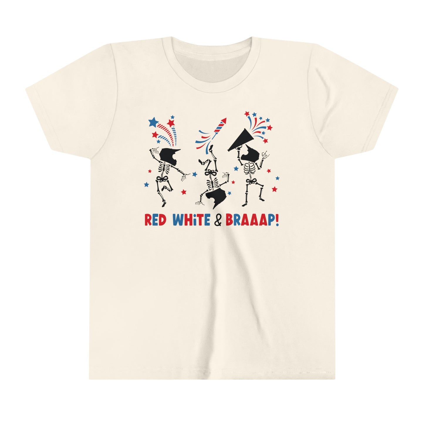 Red White Braap - Youth T-Shirt