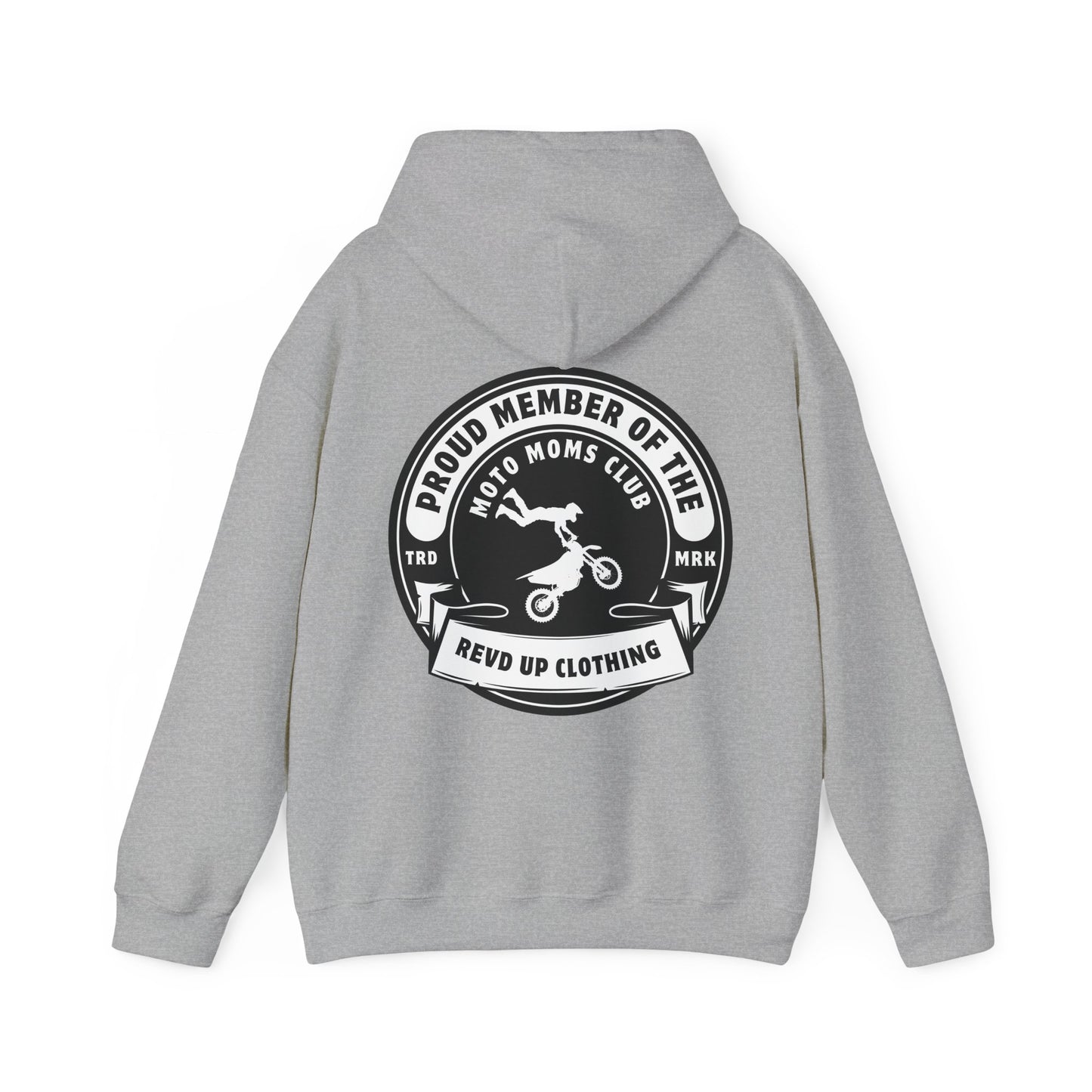 Moto Moms Club- Adult Hooded Sweatshirt