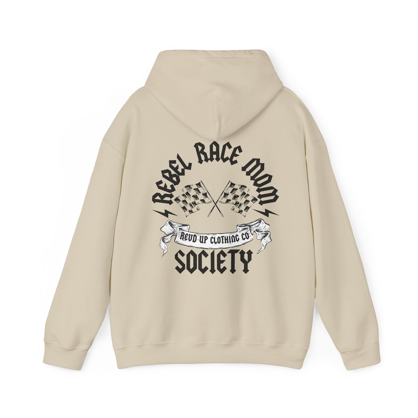 Rebel Race Mom- Adult Hooded Sweatshirt