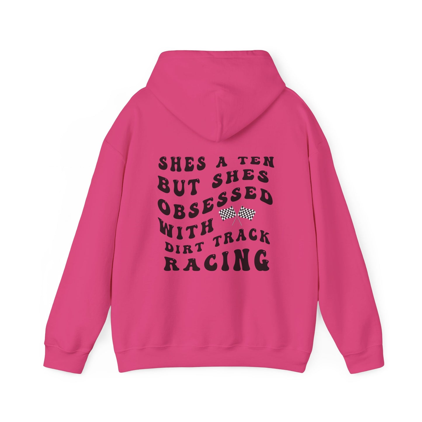 Shes A Ten- Adult Hooded Sweatshirt