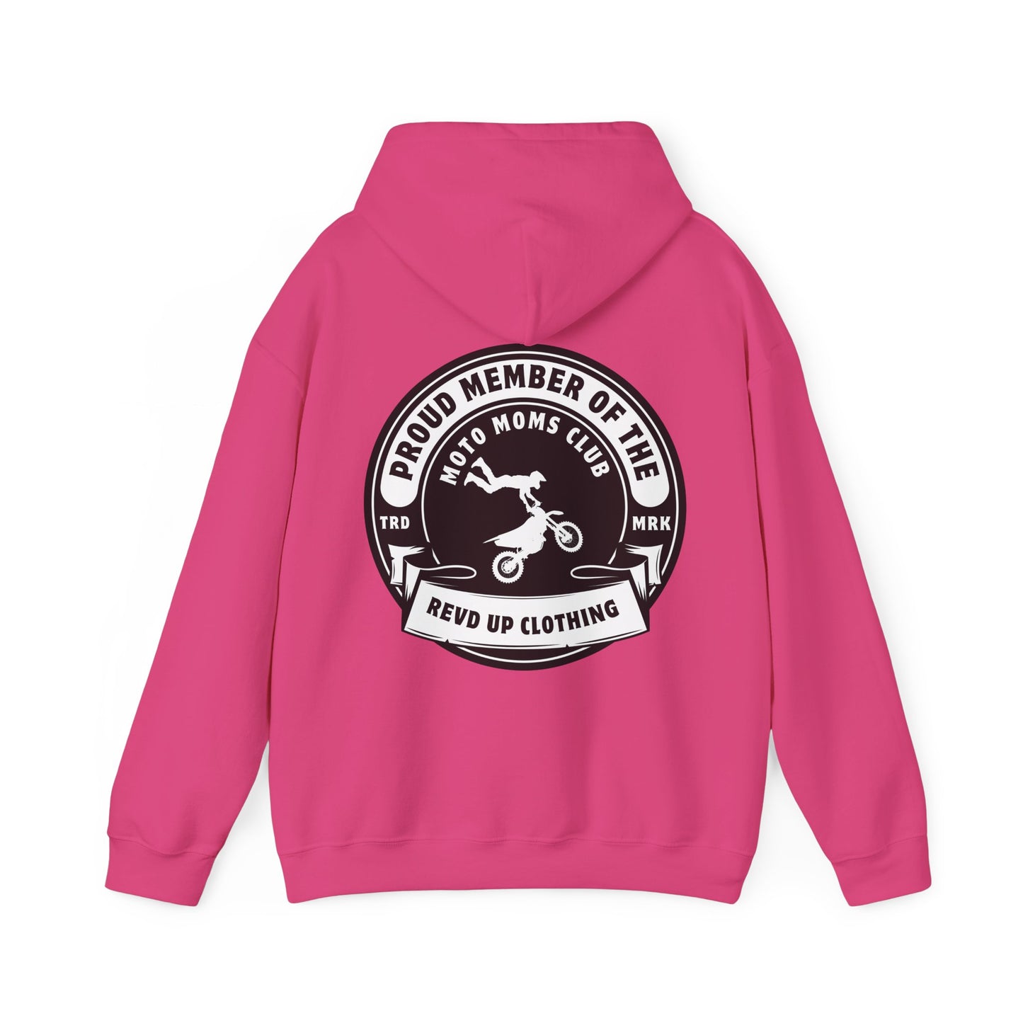 Moto Moms Club- Adult Hooded Sweatshirt