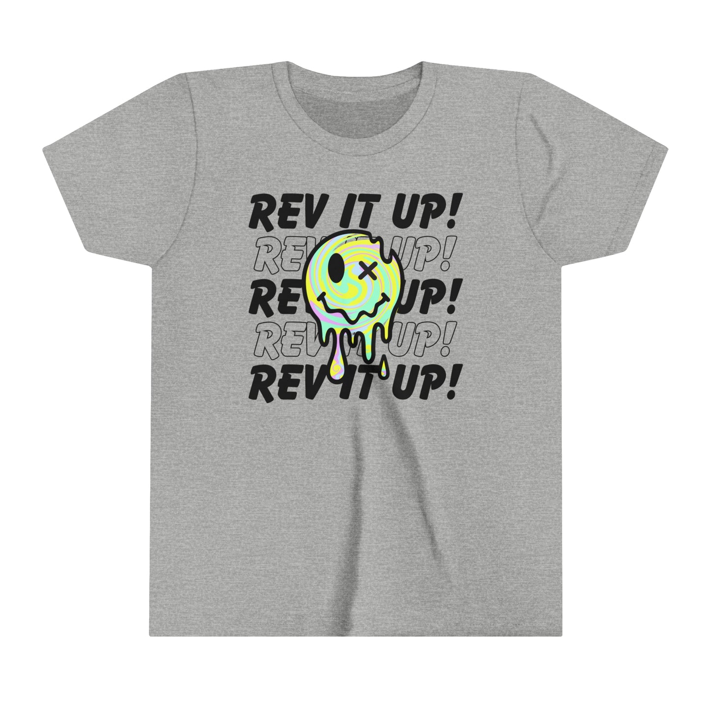 Rev It Up Retro Smiley -Youth T-Shirt