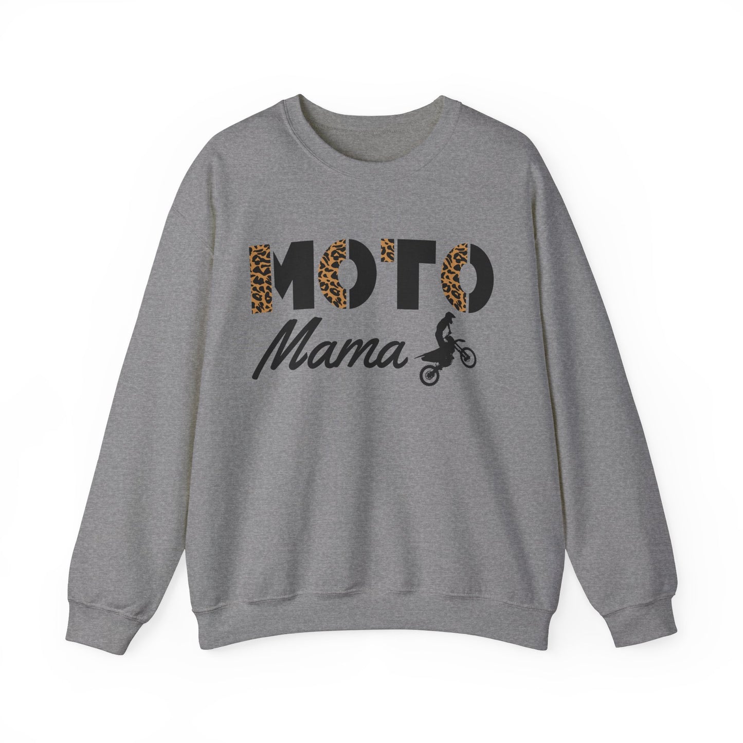Wild Moto Mama- Adult Crewneck Sweatshirt