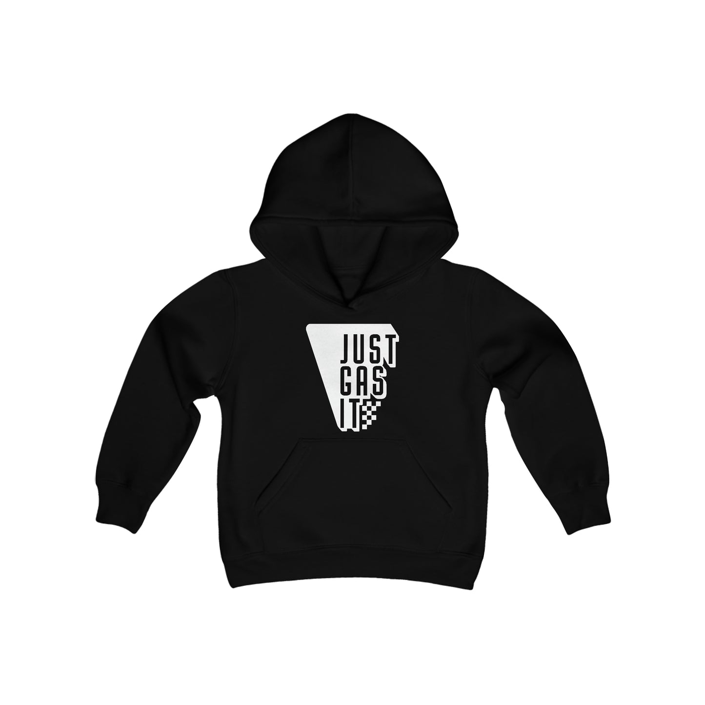 Just Gas It - Youth Hooded Sweatshirt