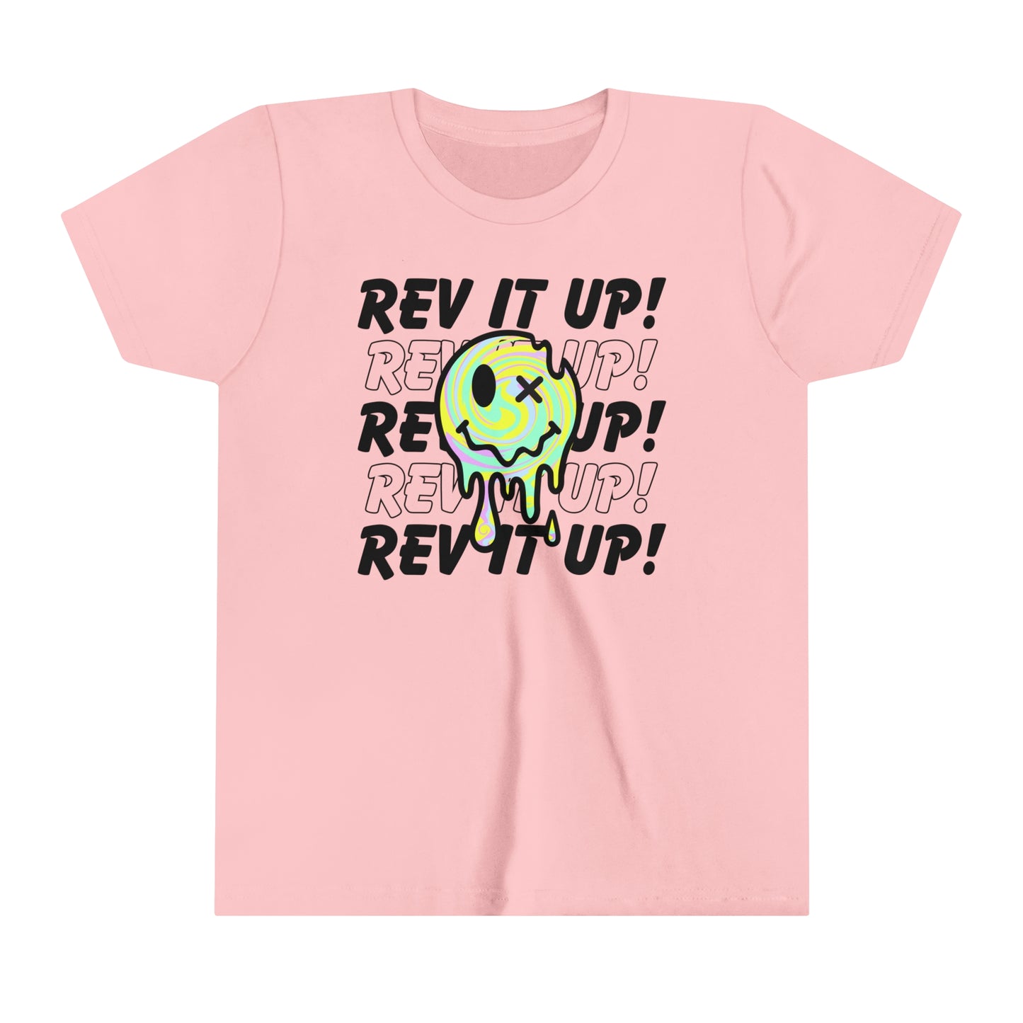 Rev It Up Retro Smiley -Youth T-Shirt