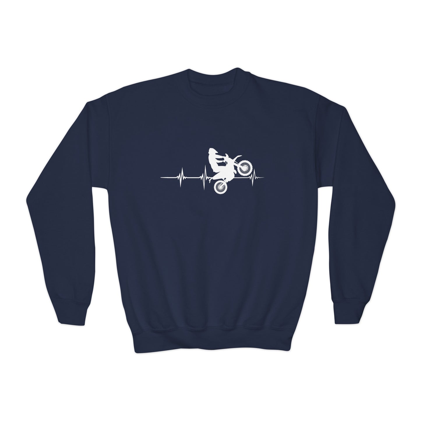 Heart Rate Moto - Youth Sweatshirt