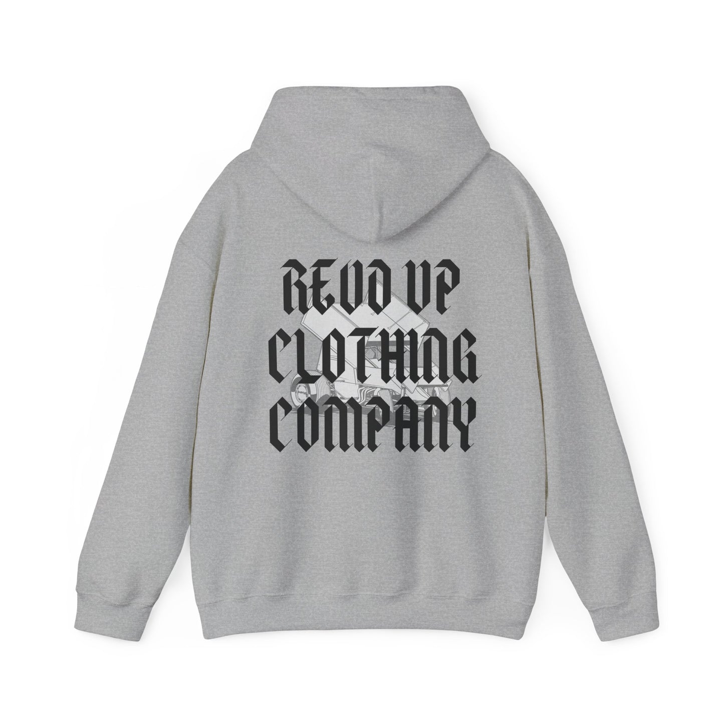 Rocker Font Sprint- Adult Hooded Sweatshirt
