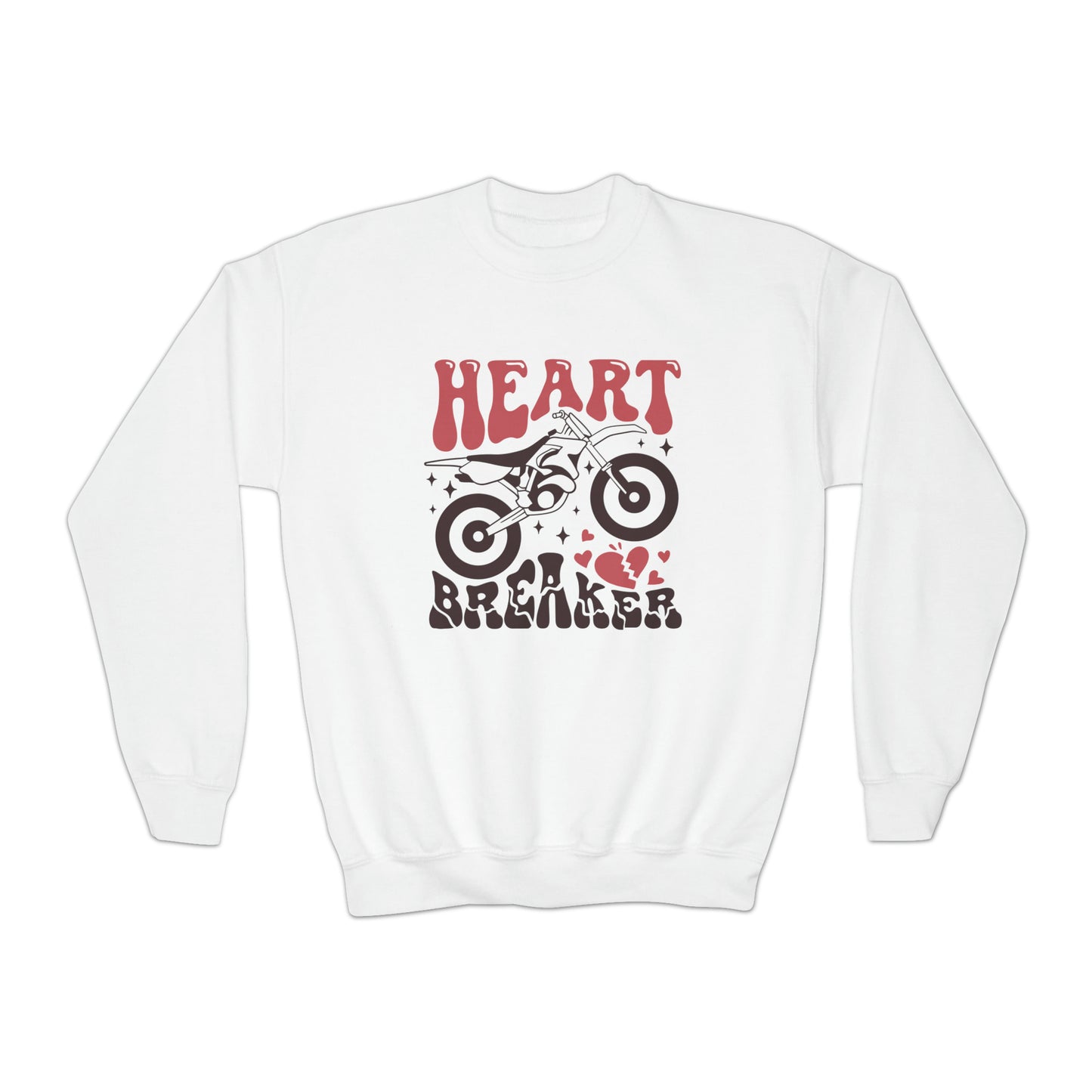 Heart Breaker-Youth Crewneck Sweatshirt