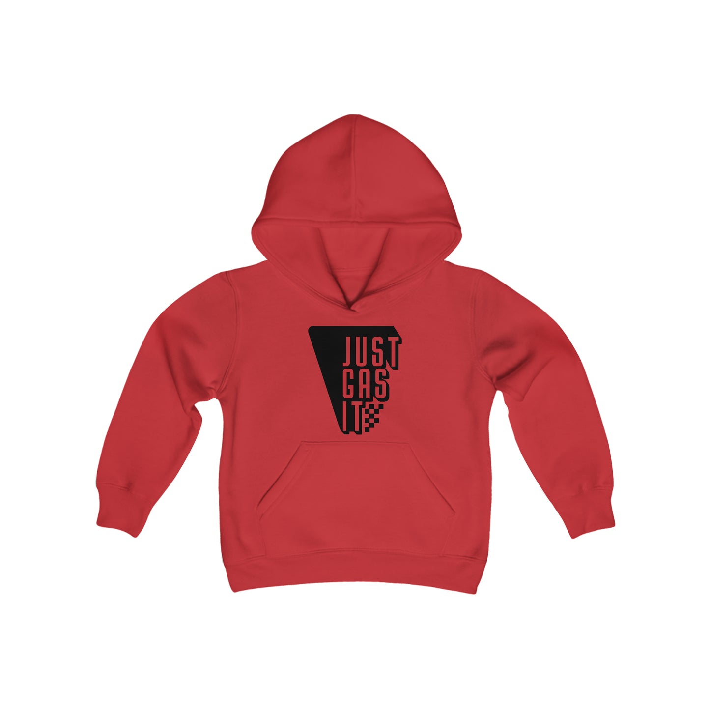 Just Gas It - Youth Hooded Sweatshirt