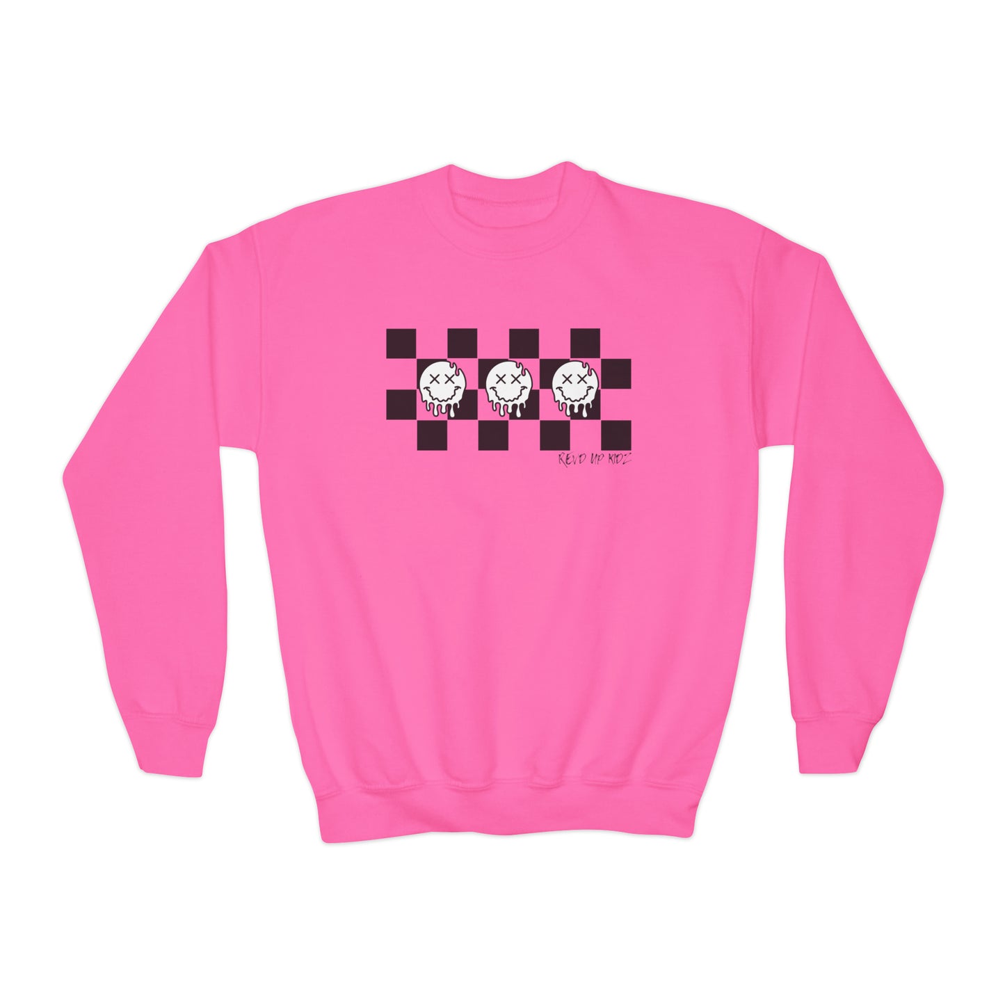 Checkered Smiley's- Youth Sweatshirt