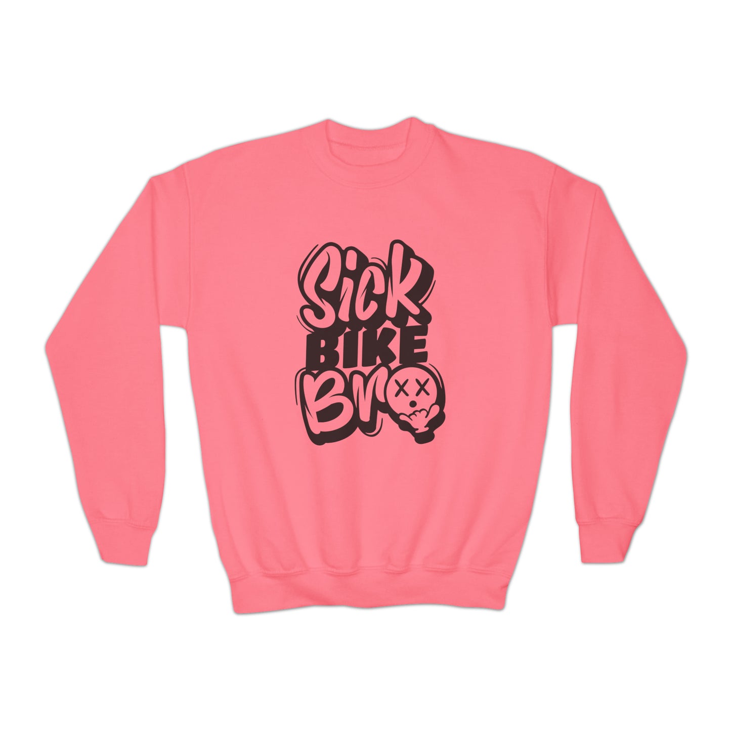 Sick Bike Bro - Youth Crew Sweatshirt