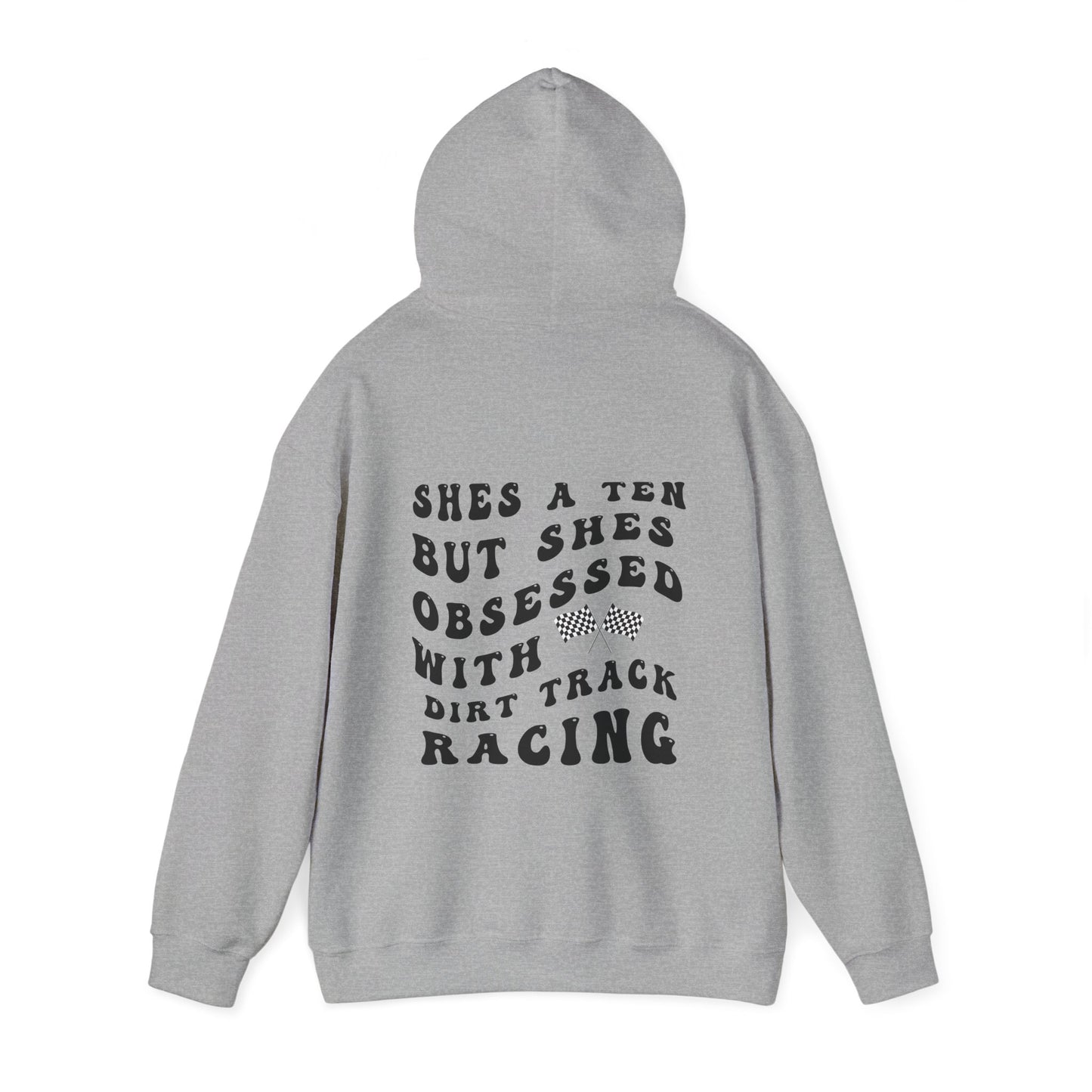 Shes A Ten- Adult Hooded Sweatshirt