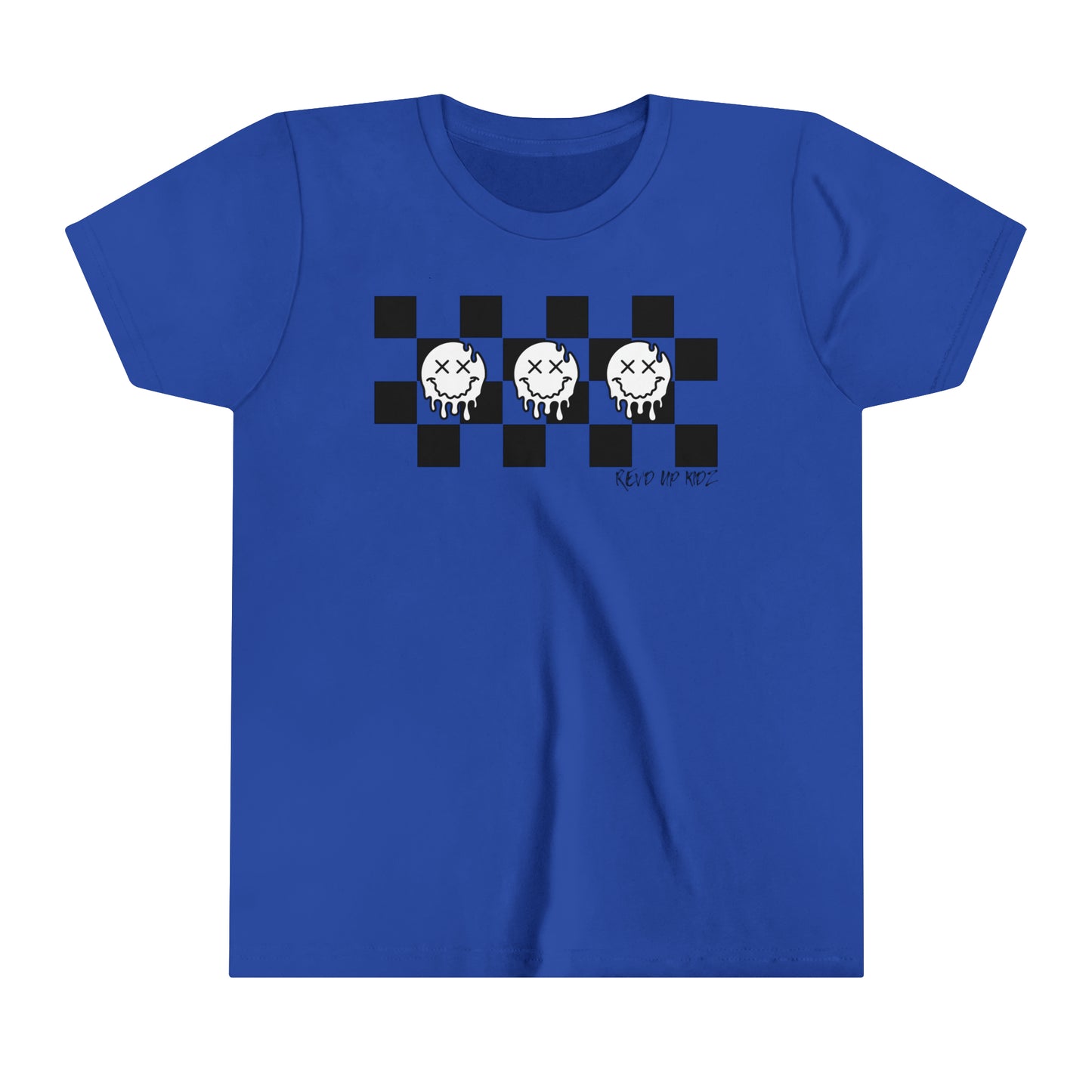 Checkered Smiley's- Youth T-Shirt