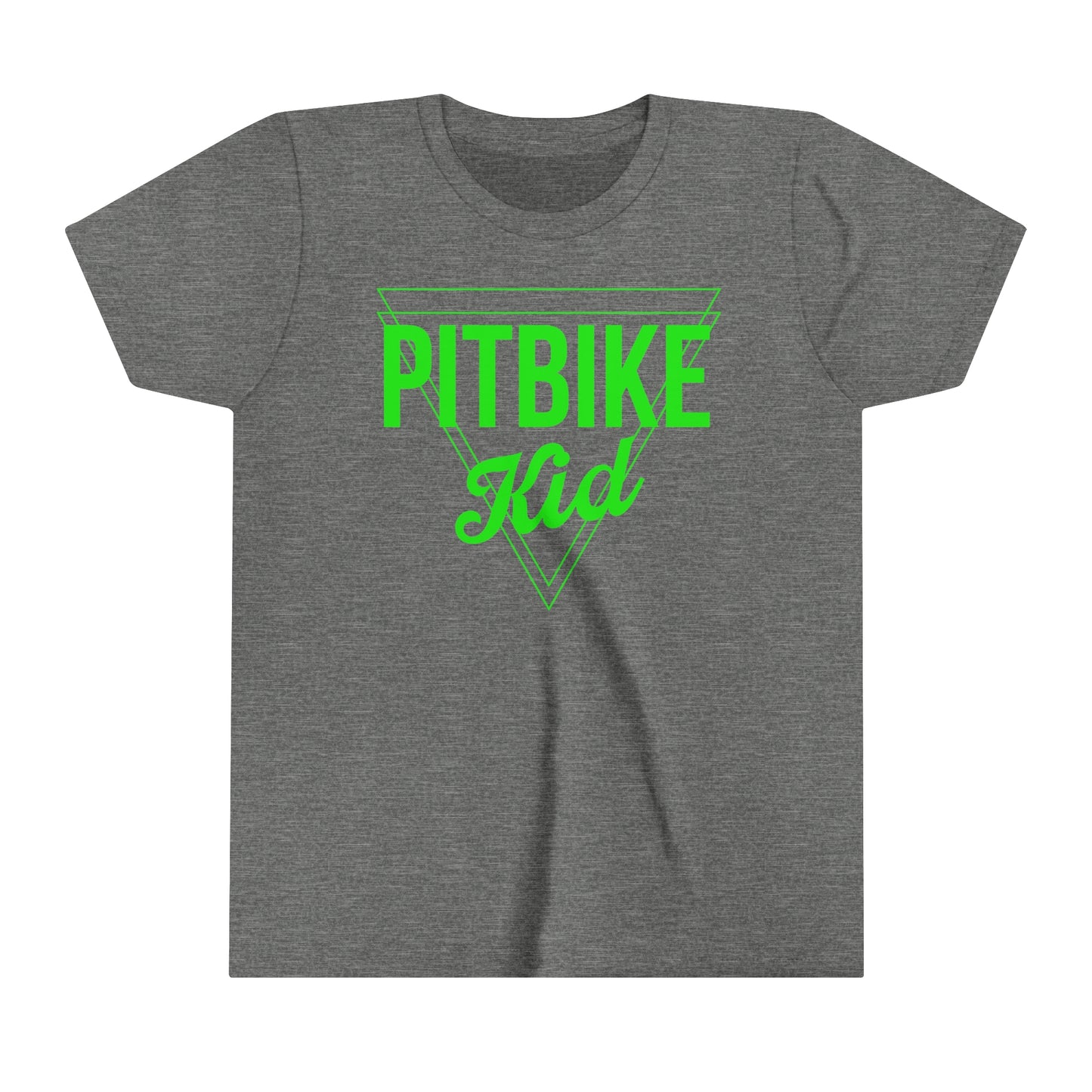 Pit Bike Kid Green -Youth T-Shirt